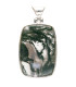 Colgante de Moss Agate in Sterling Silver 925 (62Z)