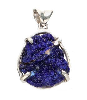 Colgante de Azurita in Sterling Silver 925 (83Z)