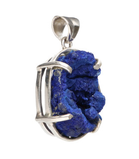 Colgante di Azurite in Argento Sterling 925 (85Z)