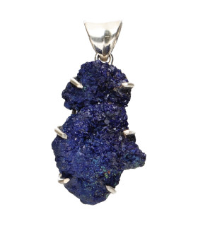 Colgante d'Azurite en Argent Sterling 925 (88Z)