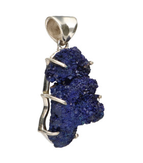 Colgante d'Azurite en Argent Sterling 925 (88Z)
