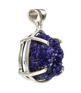 Colgante de Azurita en Plata de Ley 925 (92Z)