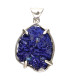 Colgante di Azurite in Argento Sterling 925 (94Z)