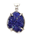 Colgante de Azurita en Plata de Ley 925 (94Z)