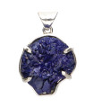 Colgante de Azurita em Prata de Lei 925 (98Z)