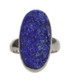 Anello di Laspilázuli in Plata de Ley 925 (A6)