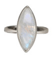 Colgante de Pedra Lunar em Prata de Lei 925 (A19)