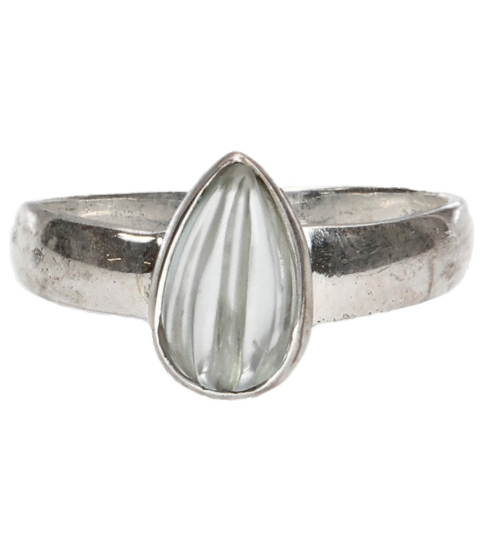 Anello di Acquamarina in Argento Sterling 925 (A20)