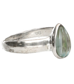 Anello di Acquamarina in Argento Sterling 925 (A20)