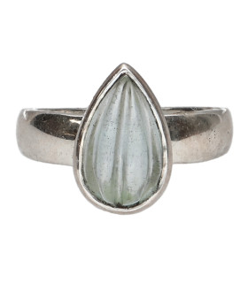 Anillo de Aquamarine in Sterling Silver 925 (A21)