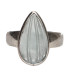 Anillo d'Aguamarina en Argent Sterling 925 (A22)