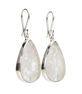 Pendentes de Pedra Lua em Prata de Lei 925 (A29)