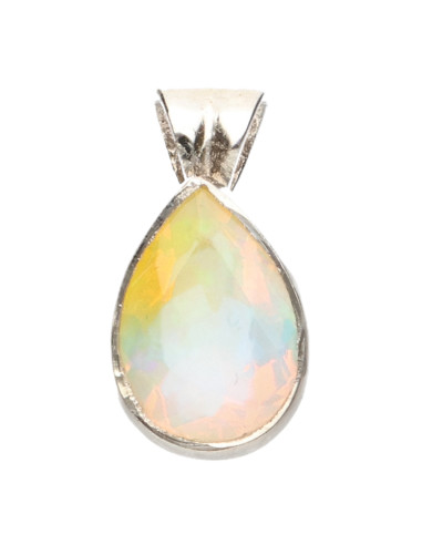 Colgante Faceted Opal Drop in 925...
