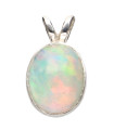 Colgante Small Oval Opal in Sterling Silver 925