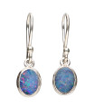 Pendientes de Blue Opal in 925 Sterling Silver