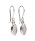 Pendientes of Moonstone in 925 Sterling Silver