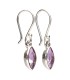 Amethyst Earrings in 925 Sterling Silver