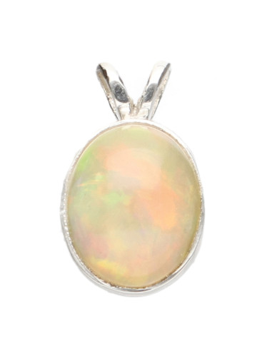 925 Sterling Silver Opal Pendant