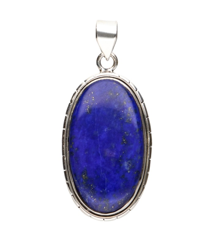 Colgante de Laspilázuli en Argent Sterling 925 (A39)