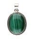 Colgante de Malachite en Plata de Ley 925 (A56)