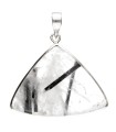 Colgante de Quartz Tourmaliné en Argent Sterling 925 (A63)