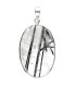 Colgante de Quartz Tourmalinated in 925 Sterling Silver (A65)