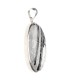 Colgante de Quartz Tourmalinated in 925 Sterling Silver (A65)