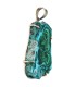 Ciondolo di Crisocolla con Malachite in Argento Sterling 925 (A66)