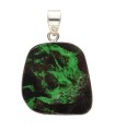 Colgante di Uvarovita in Argento Sterling 925 (A72)