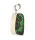 Colgante di Uvarovita in Argento Sterling 925 (A72)