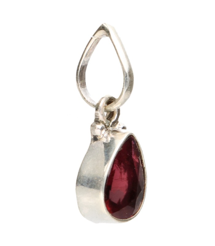 Colgante de Tourmaline Rose en Plata de Ley 925 (A76)