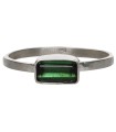 Anillo de Green Tourmaline in Sterling Silver 925 (A79)