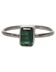 Anillo de Turmalina Azul en...