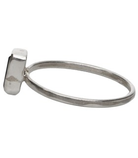 Anillo de Tourmaline Bleue en Argent Sterling 925 (A82)