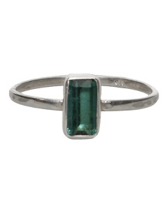 Anillo de Turmalina Azul en...