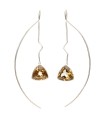 Orecchini di Citrino in Argento Sterling 925 (A84)