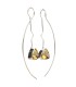 Orecchini di Citrino in Argento Sterling 925 (A84)