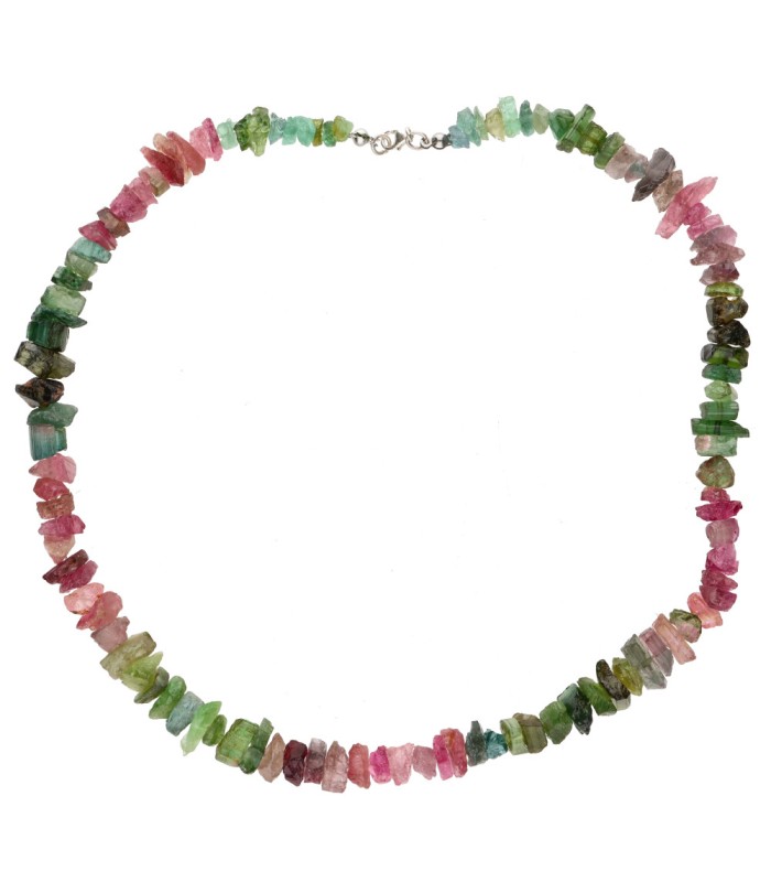 Collar of Tourmalines in 925 Sterling Silver (A87)