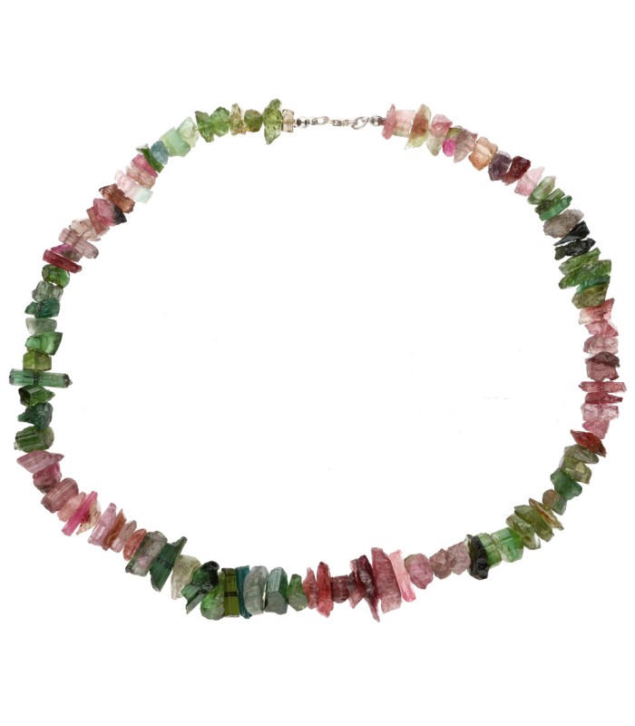 Collana di Tormaline in Argento Sterling 925 (A92)