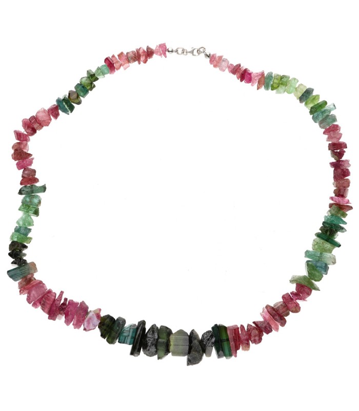Collana di Tormaline in Argento Sterling 925 (A93)