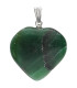 Colgante Corazón de Jade Nefrita en Baño de Plata