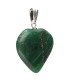 Colgante Corazón de Jade Nefrita en Baño de Plata