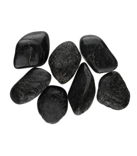 Pietre levigate di tormalina nera 3x2 cm