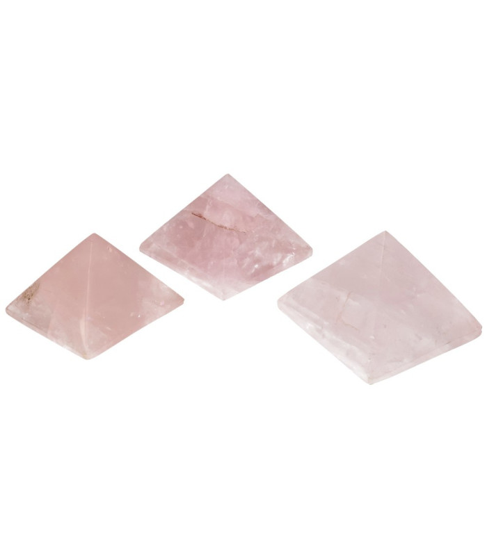 Pyramides de quartz rose : Vives de la Cortada