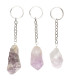 Amethyst Key Ring Rough Tip
