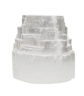 Selenite candlesticks