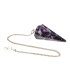 Pendule à facettes en mica lépidolite (10)