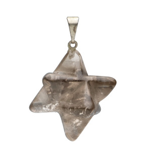 Merkaba Smoky Quartz Pendant