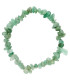 Pulseira de chips de quartzo verde