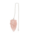 Rough Rose Quartz Pendulum (BRU4)